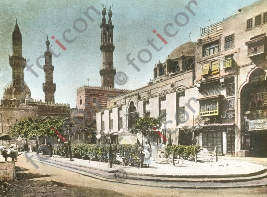 Die El-Ahzar-Moschee in Kairo | The El Ahzar Mosque in Cairo (foticon-simon-008-009.jpg)